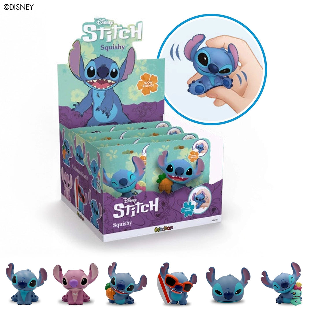 Display of 8 Lilo & Stitch Squishies