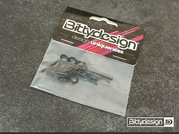 Bittydesign BDBC-88BK - Body Clips Kit Big Scale (8) - Black