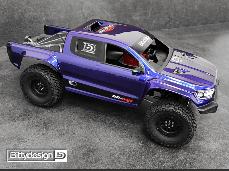 RR-Baja 1/10 Clear Body for 313mm Wheelbase Crawler Pre-Cut