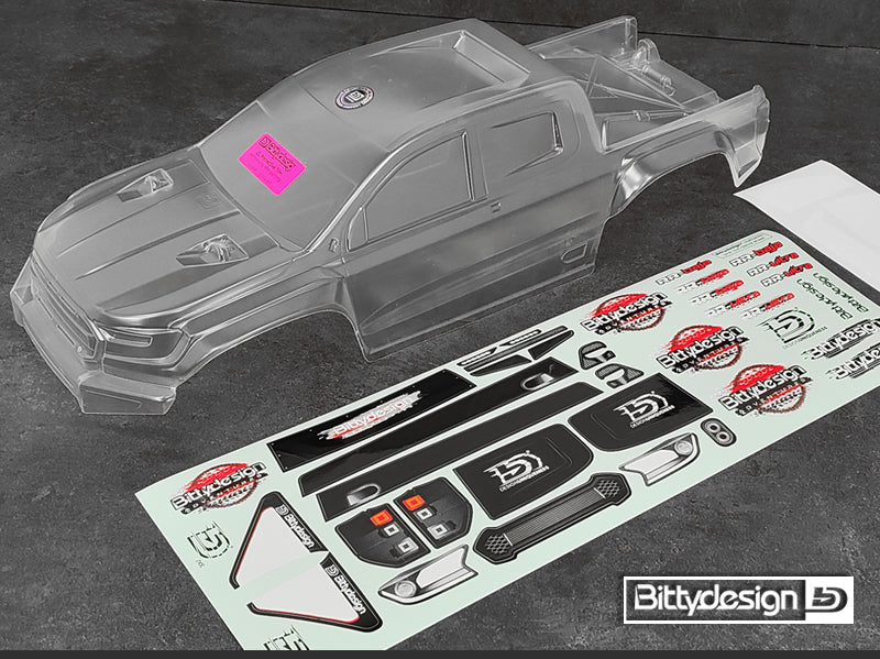 RR-Baja 1/10 Clear Body for 313mm Wheelbase Crawler Pre-Cut