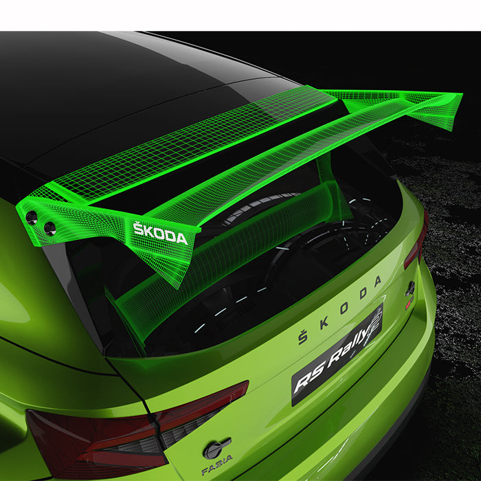 SKODA Fabia RS Rally2 Clear Wing replacement 1,5mm