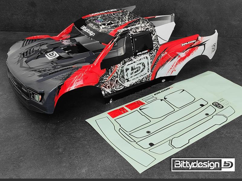 FALCON-X Red for TRAXXAS UDR Pre-cut 1.5mm