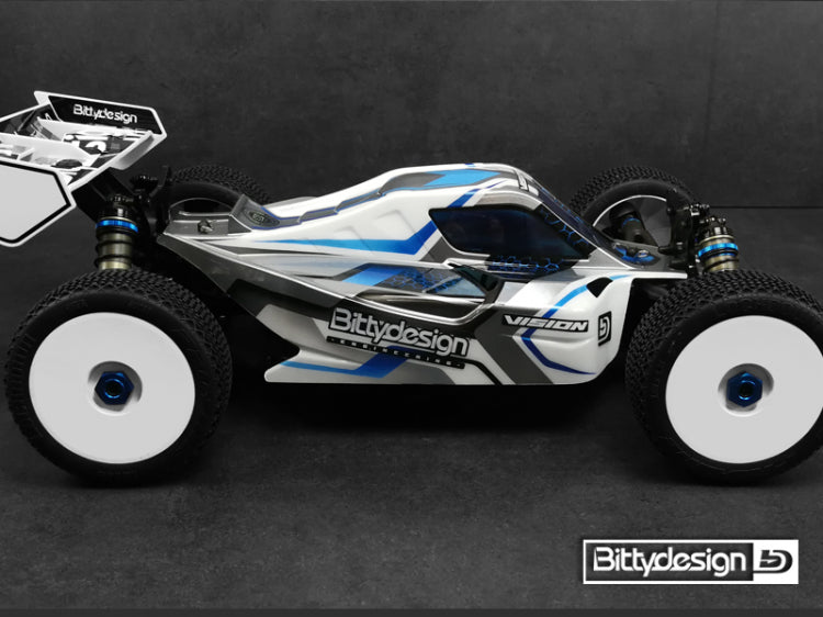 Body VISION 1/8 Buggy AE RC8B3.1E Electric (Clear) Pre-Cut