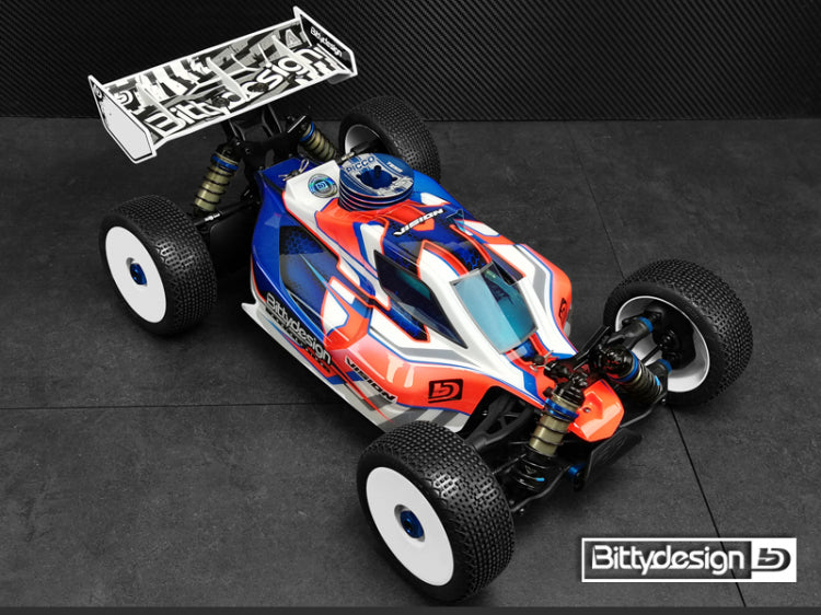 Body VISION 1/8 Buggy AE RC8B3.1 Nitro (Clear) Pre-Cut