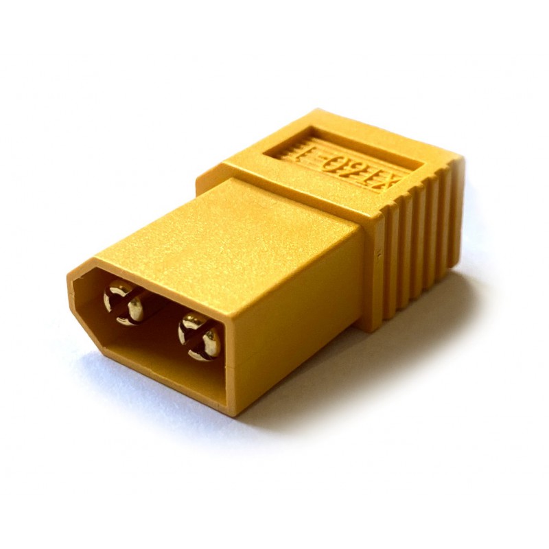 "One piece" Adaptator XT60 device (M) to Tamiya battery (F)