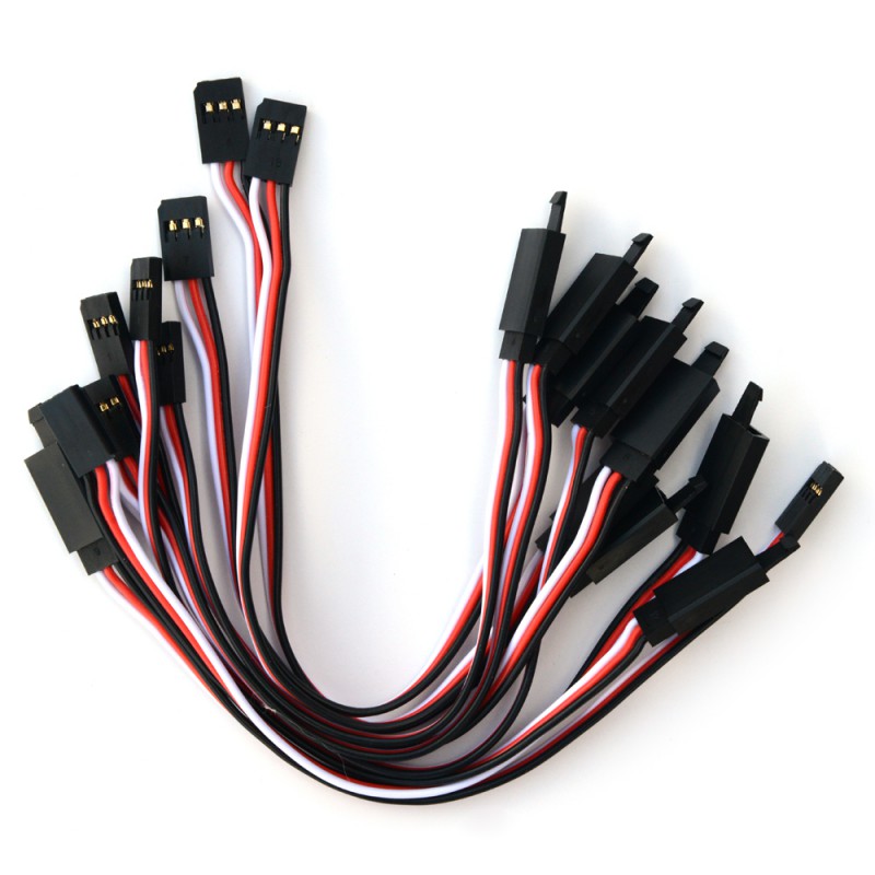 150mm 22AWG Futaba extension leads with Hook (10pcs)