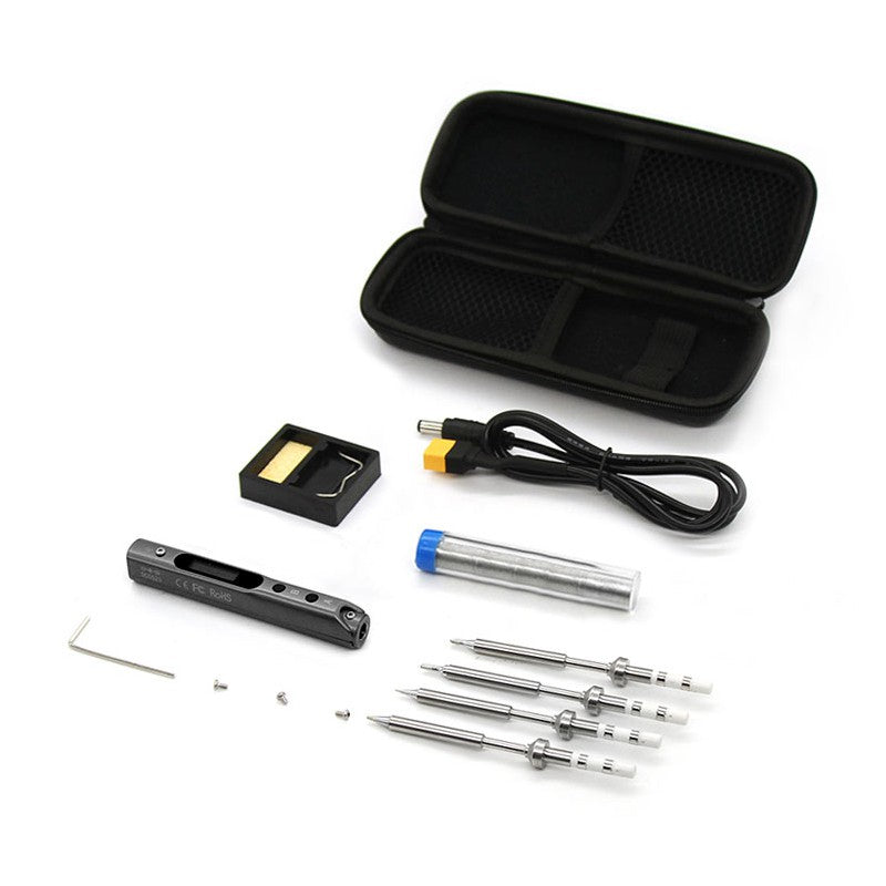 TS100 Soldering iron (12-24V/17-65W) - Luxe set V2022