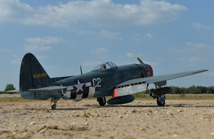 P-47 Thunderbolt 50-60cc Gas ARF w electric landing gear