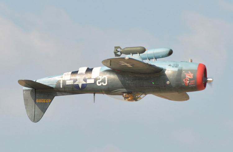 P-47 Thunderbolt 50-60cc Gas ARF w electric landing gear