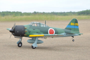 A6M Zero 1720mm .75-95/15cc GP/Gas/EP ARF with Electric retract