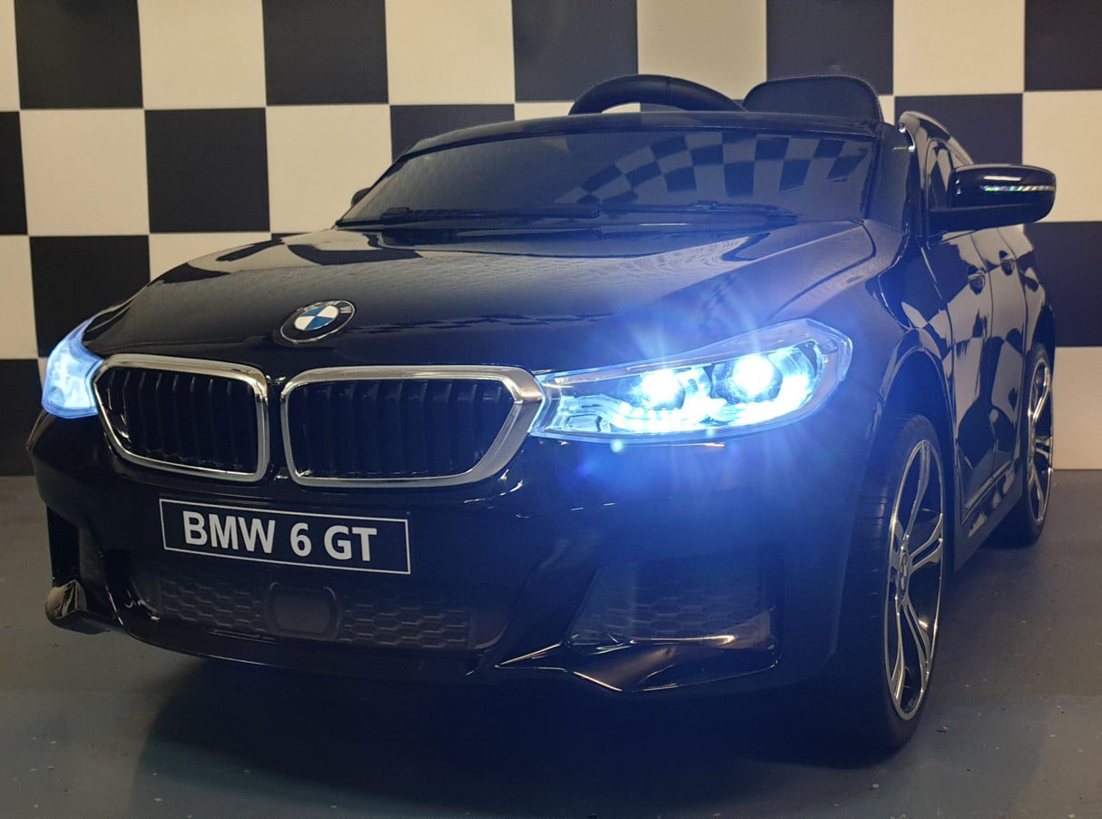 Børnebil BMW GT 12V sort