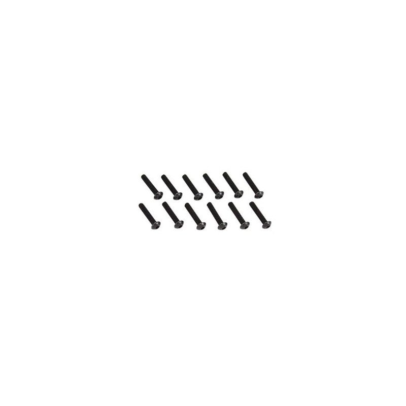 B head hex fine pitch screws HM4x20 (12 pcs)