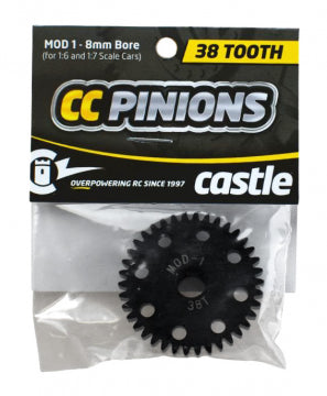 Castle Creations 010-0065-35 - CC Pinion 38T Mod 1 - 8mm