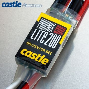 Castle Creations 010-0109-00 - PHOENIX EDGE LITE 200 -25V 200A ESC