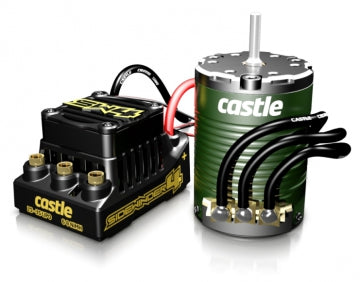 Castle Creations CC-010-0164-01 - SIDEWINDER 4 12.6V ESC WP Combo 1406-4600KV Sensor Motor