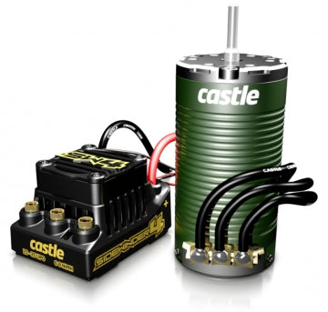 Castle Creations 010-0164-07 - SIDEWINDER 4 12.6V ESC WP Combo 1415-2400KV Sensor Motor
