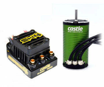Castle Creations 010-0164-09 - SIDEWINDER 4 12.6V ESC WP Combo 1412-2100KV Motor 5mm