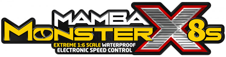 Mamba Monster X 8S 33,6V 1717-1650KV Sensor Combo