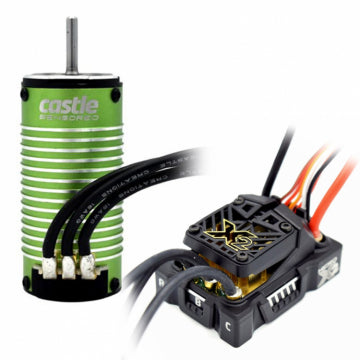 Castle Creations CC010-0171-04 - Mamba Micro X2 Combo with 1010-4400KV Motor