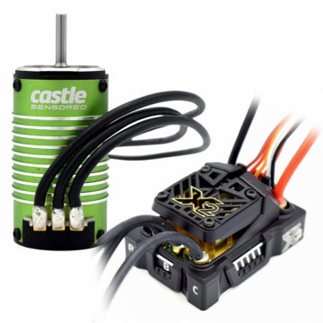 Castle Creations CC010-0171-06 - Mamba Micro X2 Combo with 1007-6350KV Motor