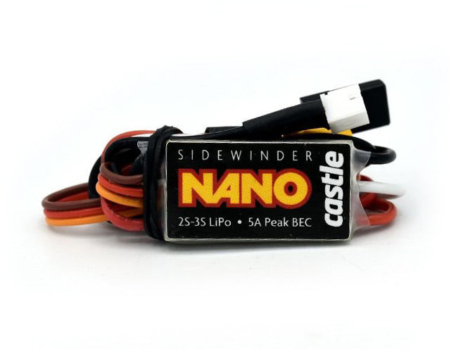 SIDEWINDER NANO MICRO ESC 1/18-1/24 12.6V Plug & Play