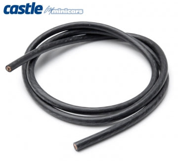 WIRE, 36", 08 AWG, BLACK