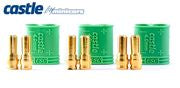 Polarized Bullet Conn. Male 4mm 3set