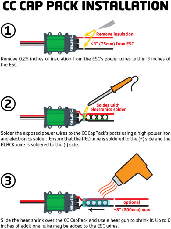 Capacitor Pack 8S Max 35V 2240UF