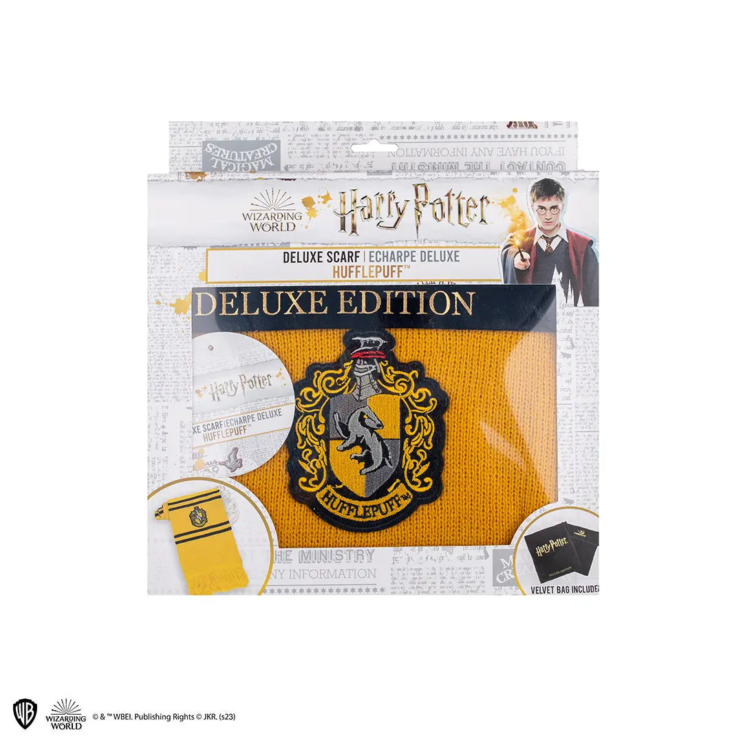 Scarf Deluxe - Hufflepuff - Harry Potter