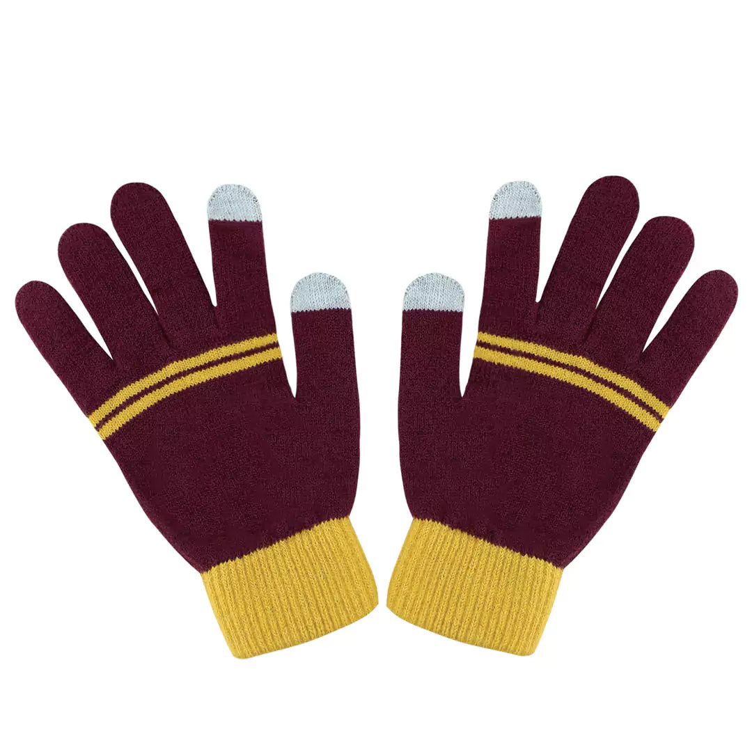 Gryffindor purple/gold Etouch Gloves - Harry Potter
