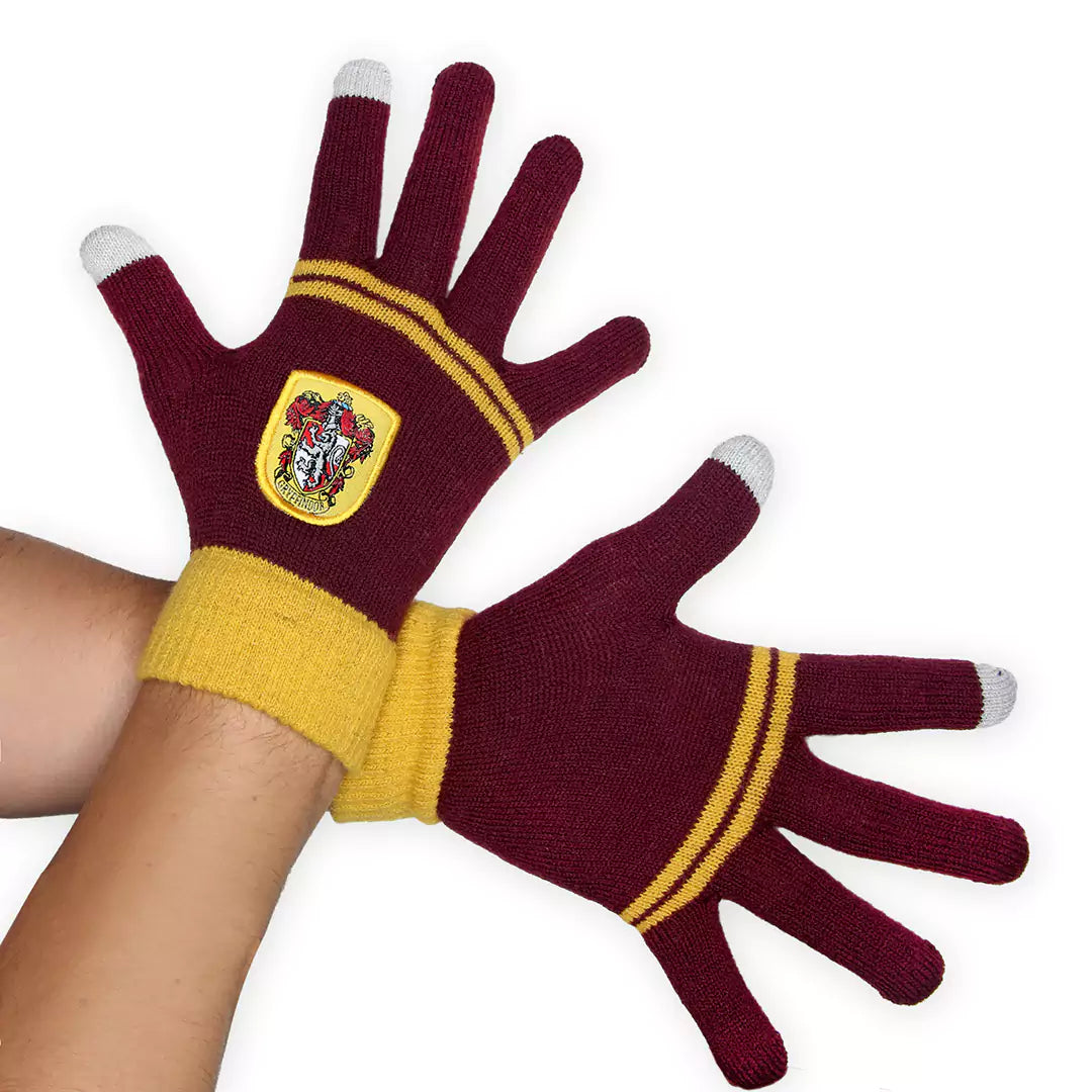 Gryffindor purple/gold Etouch Gloves - Harry Potter