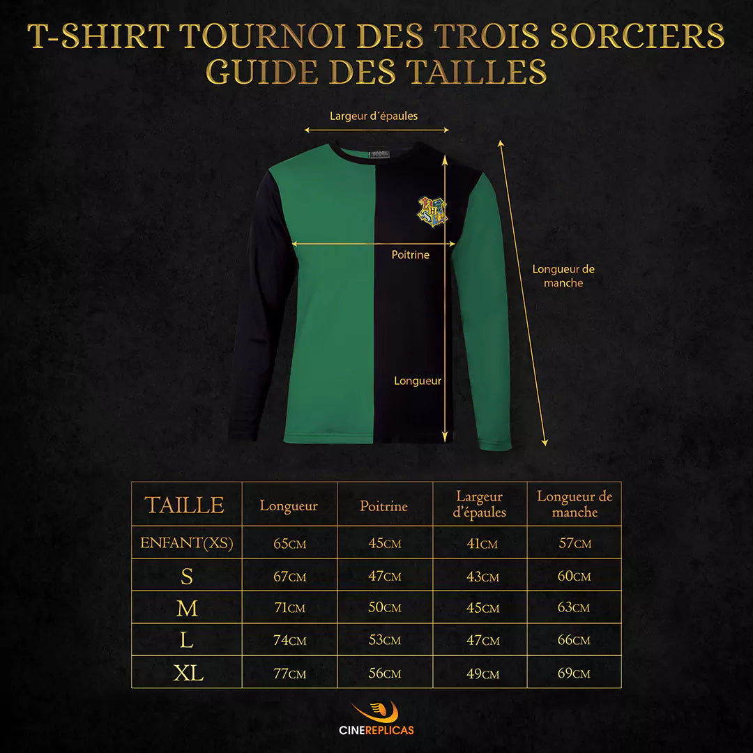 T-shirt Slytherin Malfoy - Triwizard cup - Harry Potter