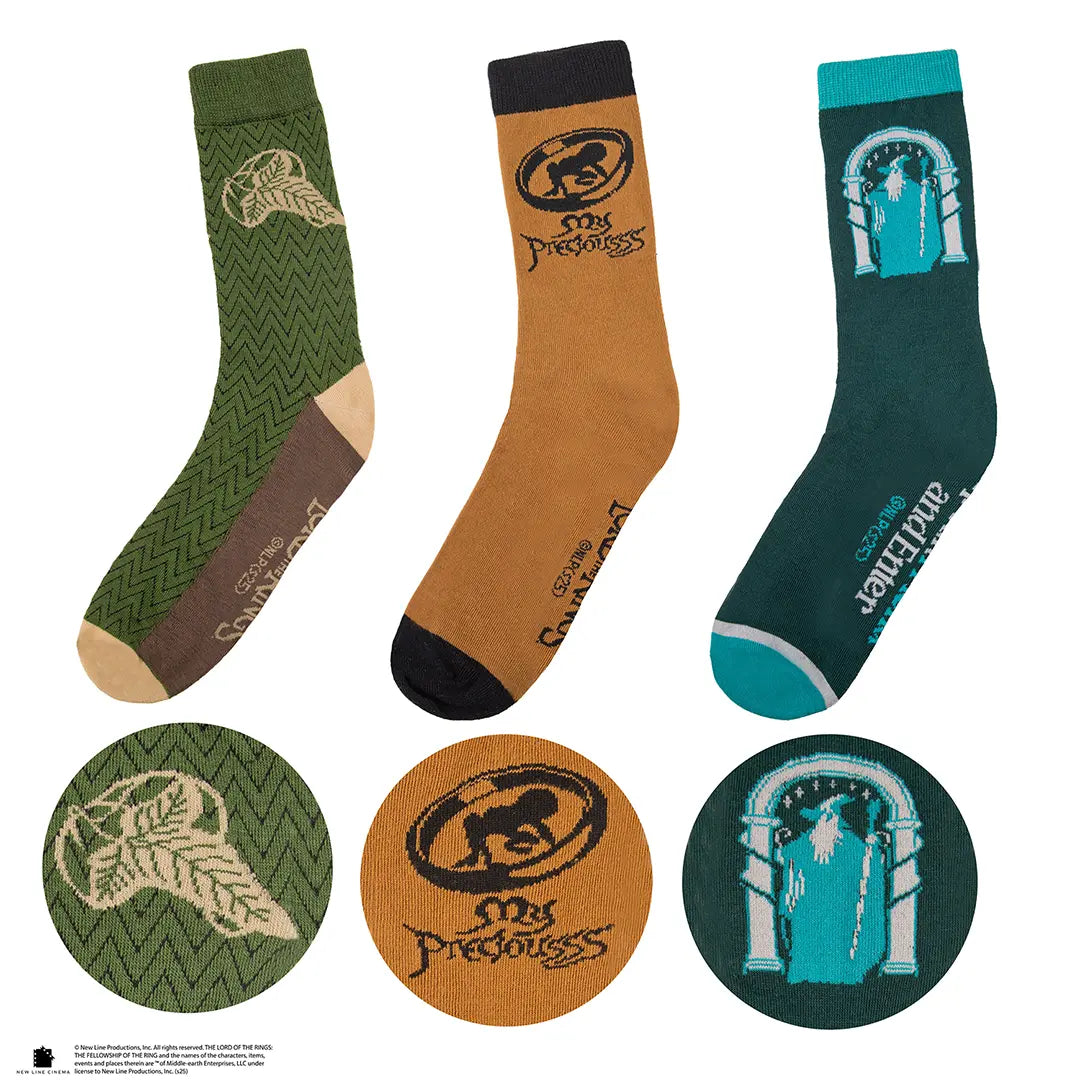 Set of 3 socks - The Lord of The Rings