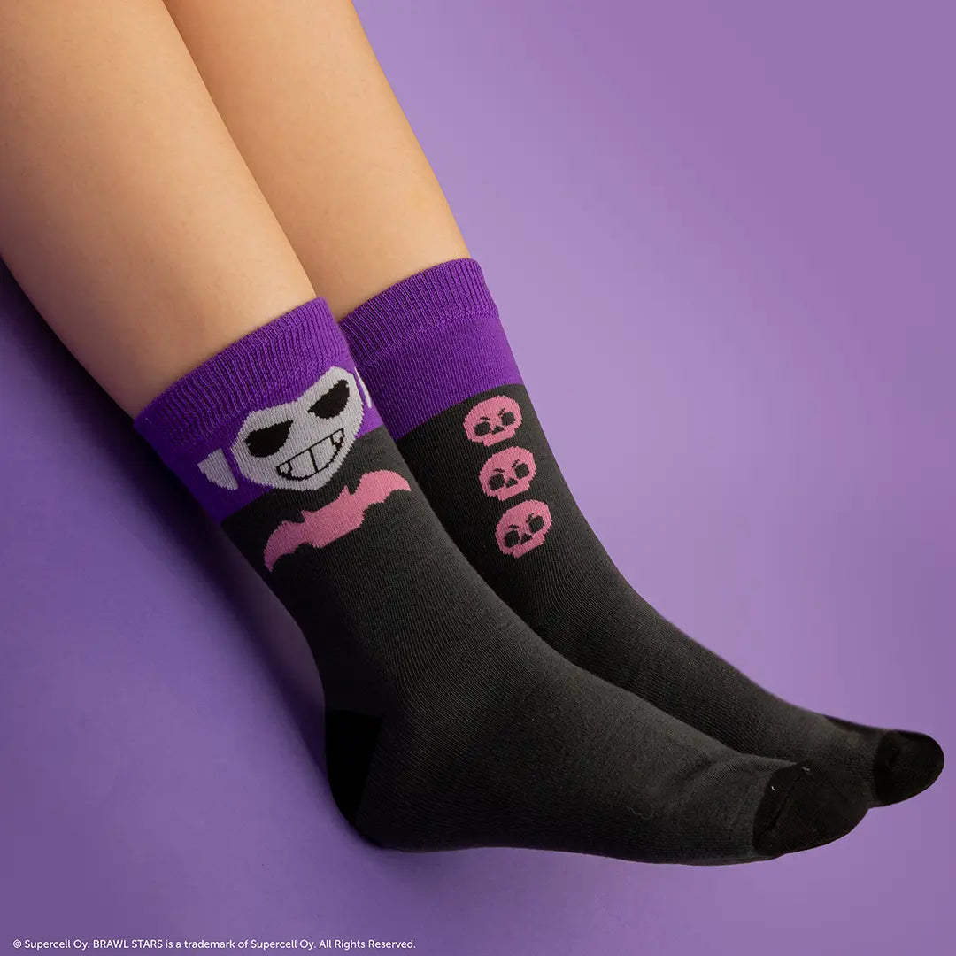 Set of 3 socks 8-Bit, Rico & Mortis - Brawl Stars
