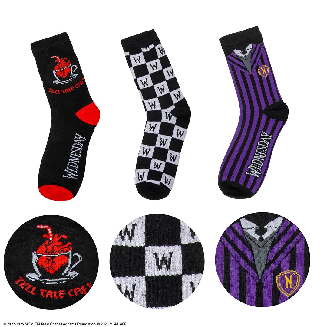Set of 3 pairs of socks - Wednesday
