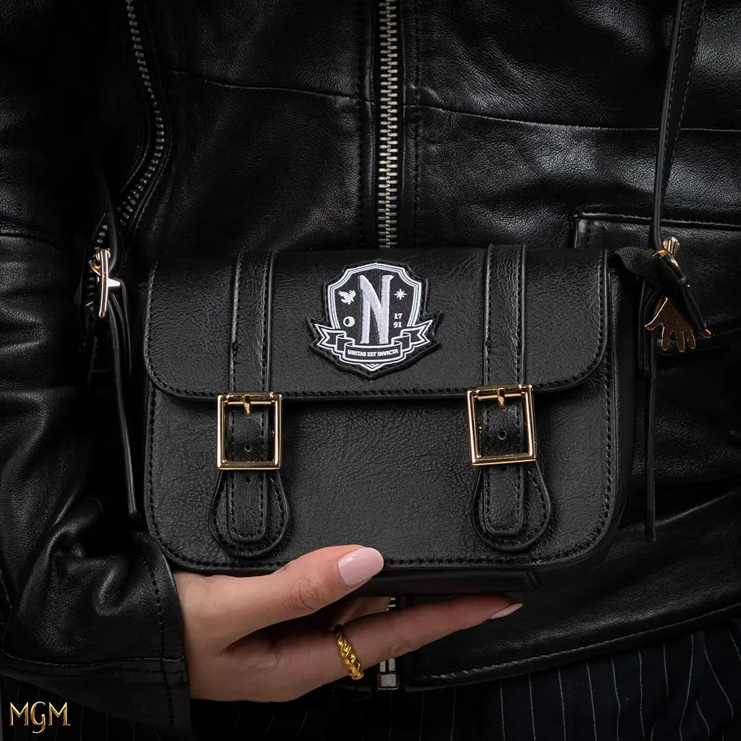 Satchel Nevermore Academy black - Wednesday