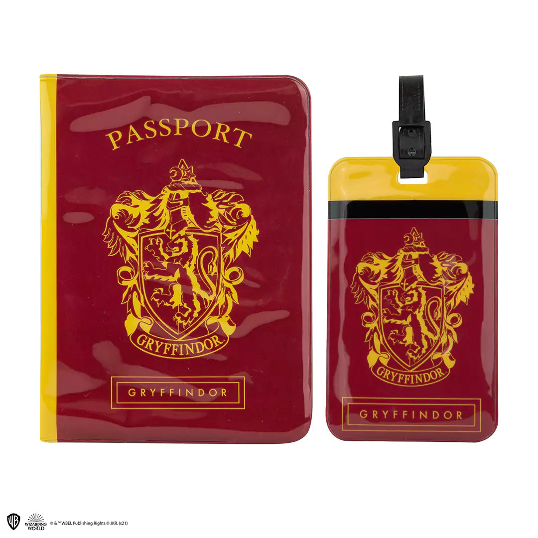 Set of Passeport cover and Tag - Gyffindor - Harry Potter