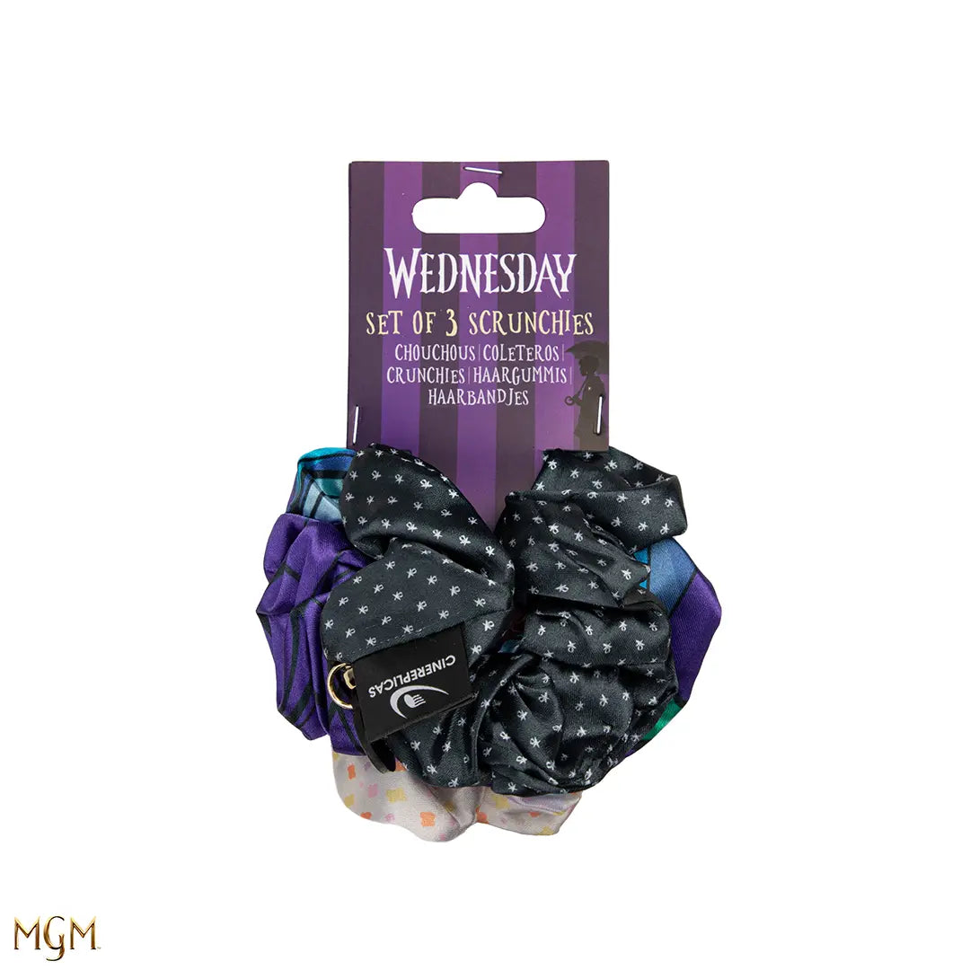 Set of 3 scrunchies Wednesday and Enid - Wednesday