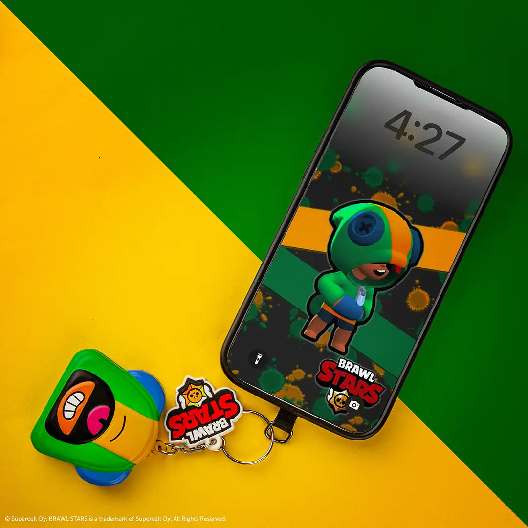 Squishy keychain Leon - Brawl Stars