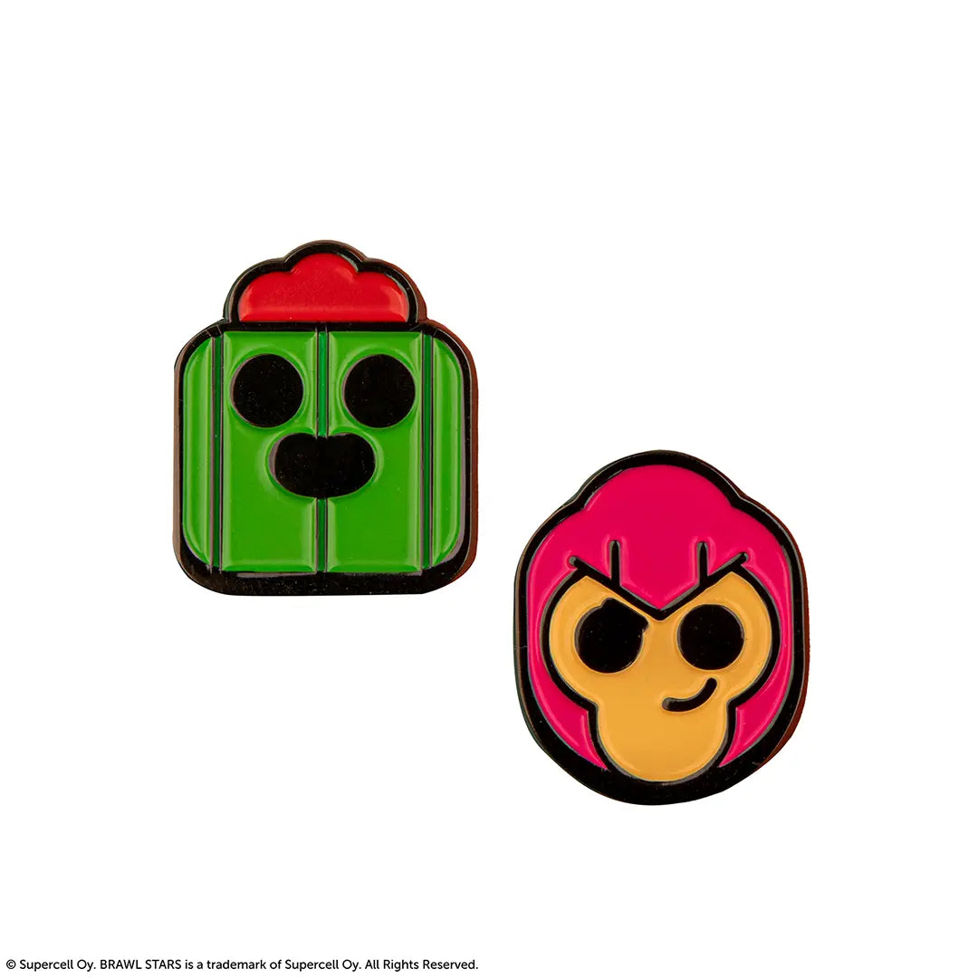 Set of 2 pin badges Colt & Spike - Brawl Stars