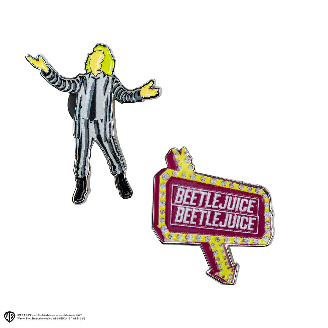 Set of 2 pin - Beetlejuice
