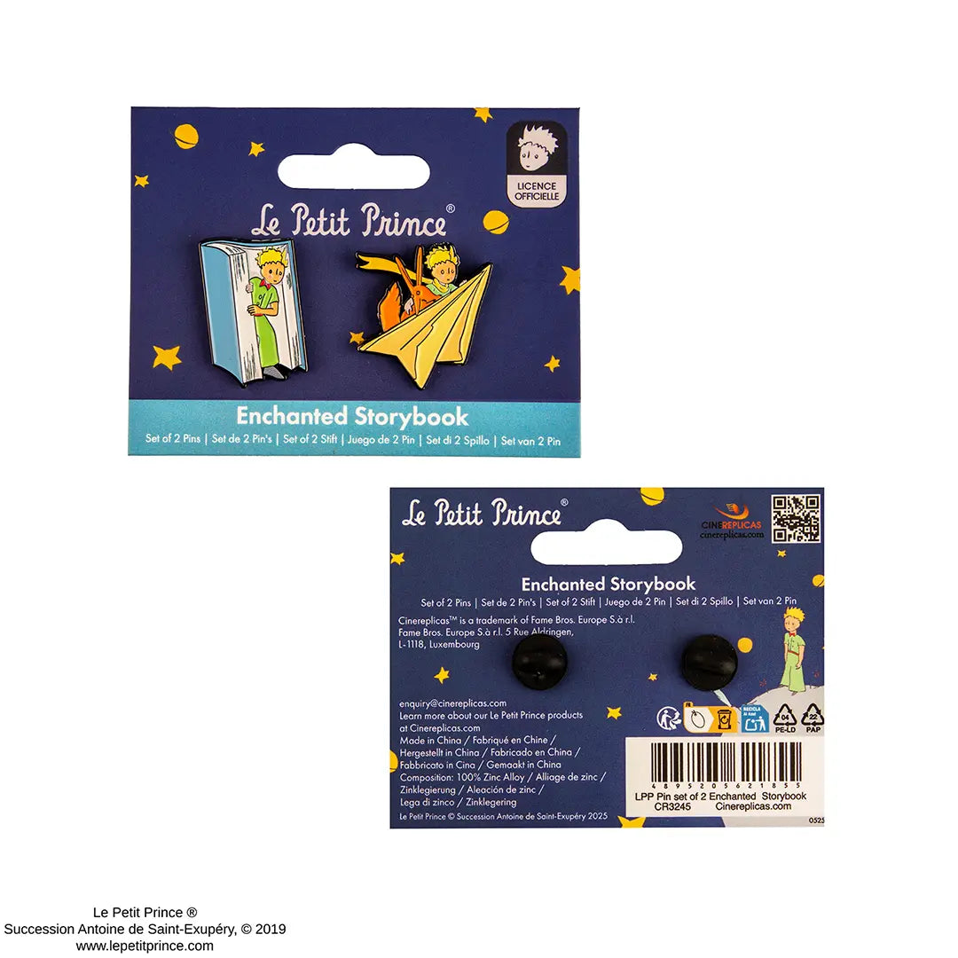 Set of 2 pins Enchanted Storybook - Le Petit Prince