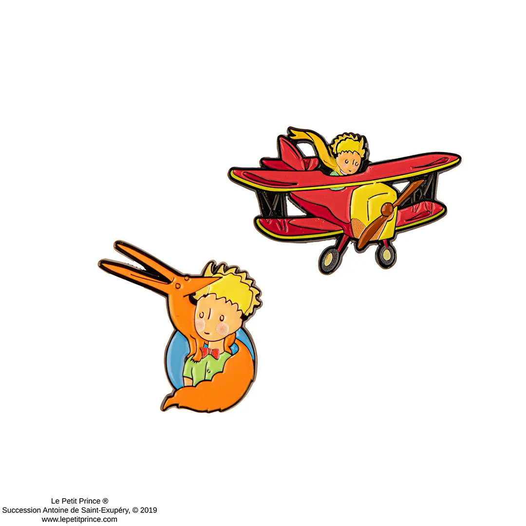 Set of 2 pins Aviator’s adventure - Le Petit Prince