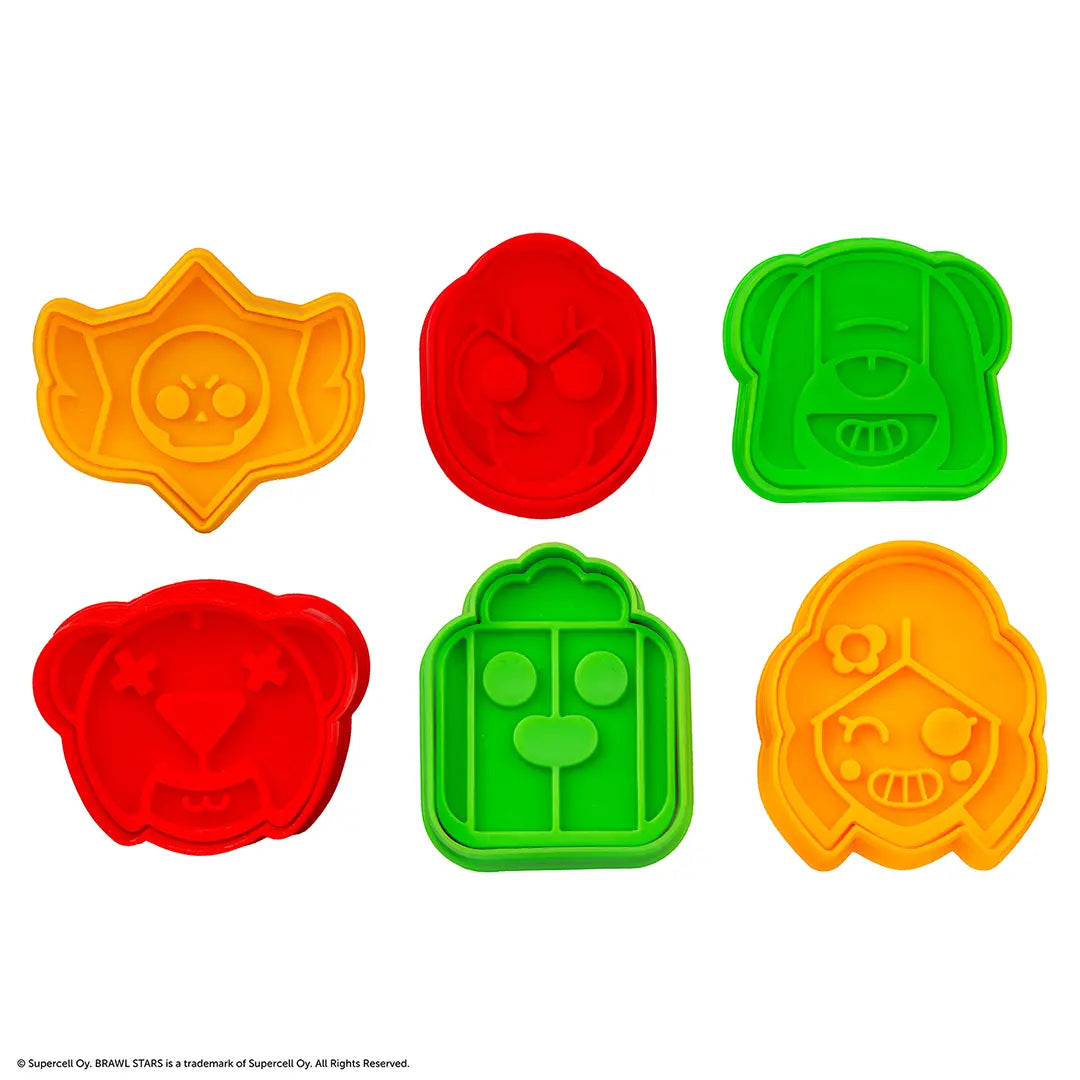 Cookie Stamps Set of 6 - Brawl Stars