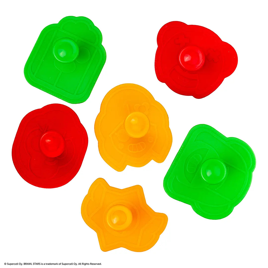 Cookie Stamps Set of 6 - Brawl Stars