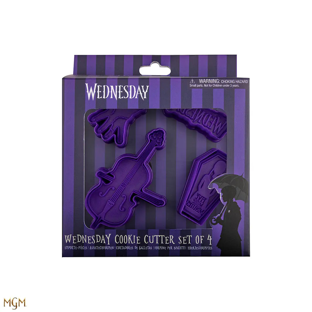 Set of 6 cookie cutters Wednesday Addams - Wednesday