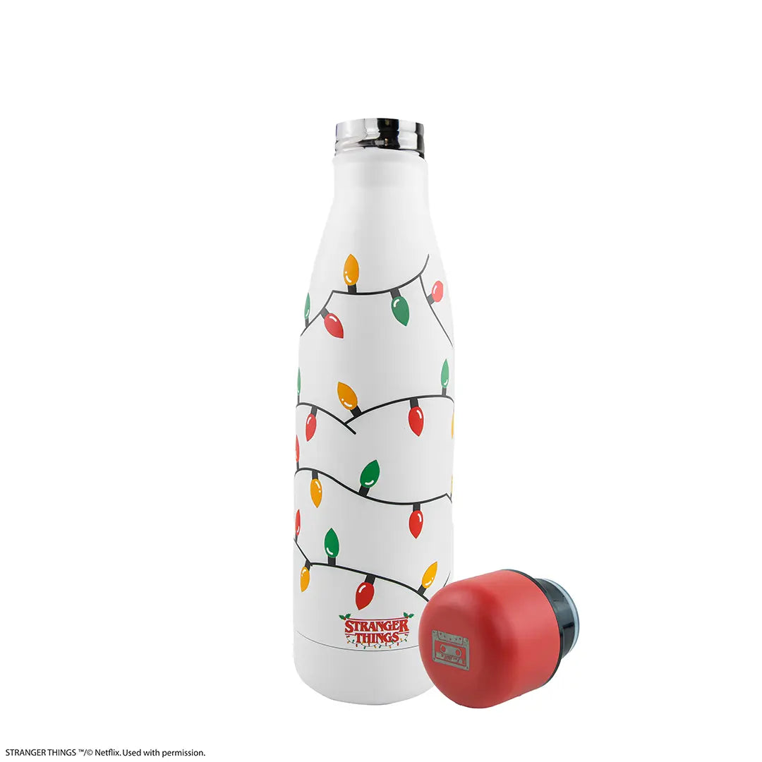Christmas lights water bottle - Stranger Things