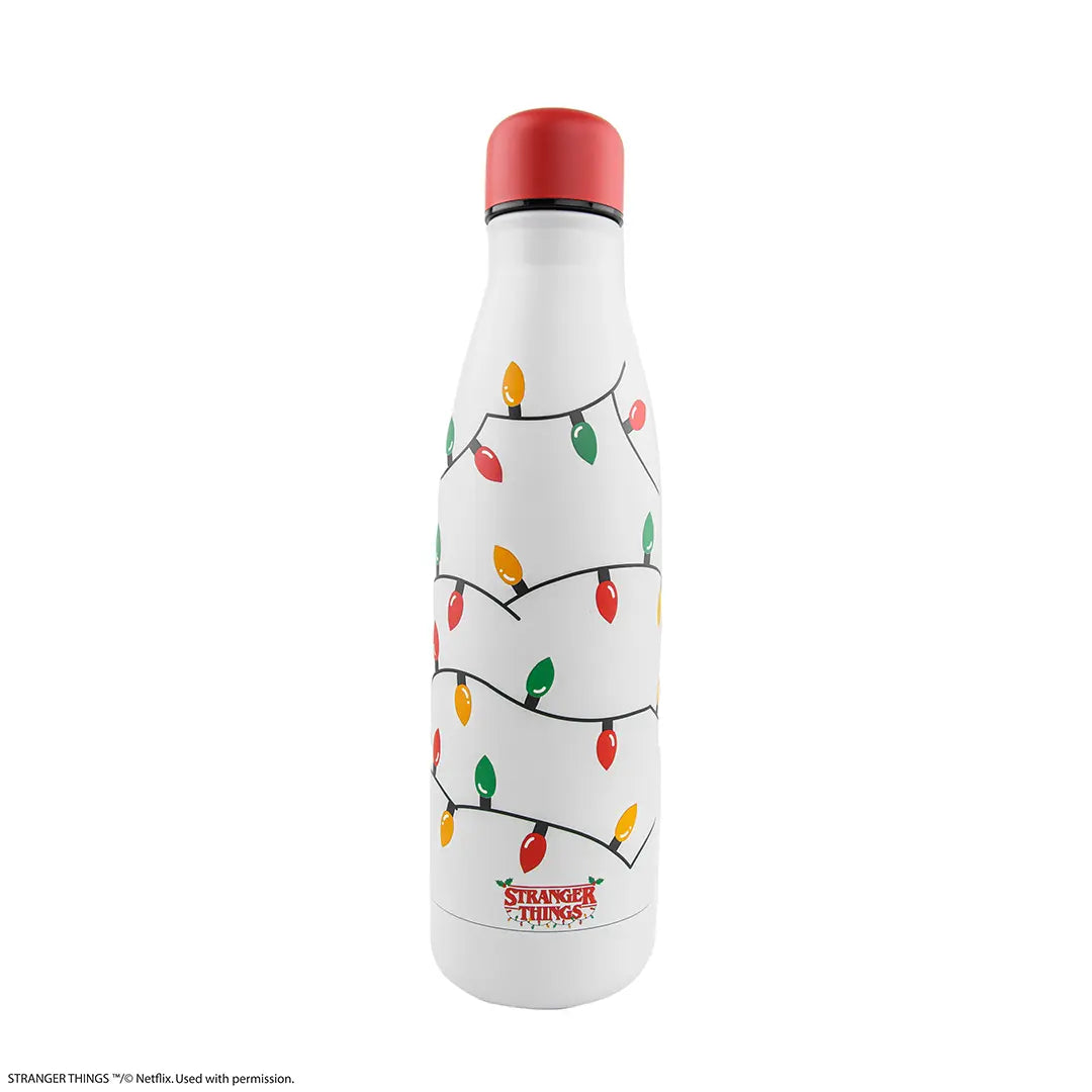 Christmas lights water bottle - Stranger Things