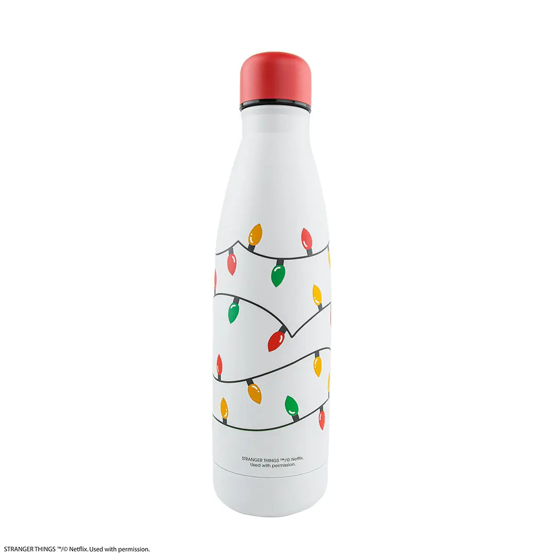 Christmas lights water bottle - Stranger Things