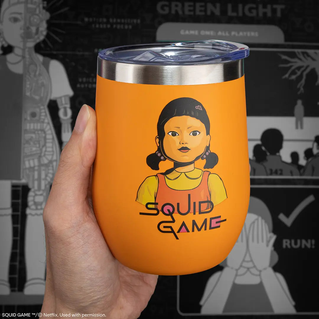 Insulated travel mug 350ml - Young-hee - Squid Game